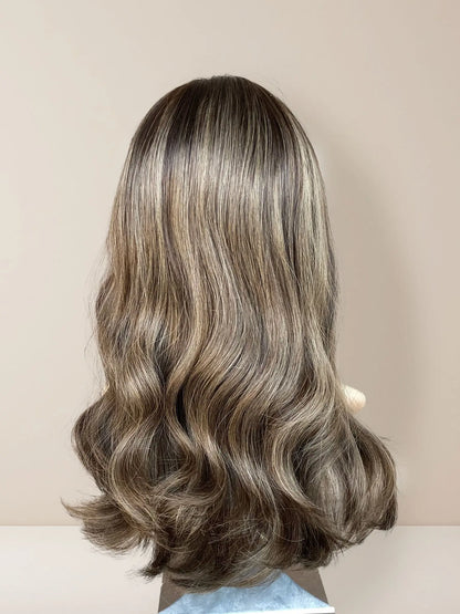 Nora Lace Top Base 100% Human Hair Wigs - GoldenCrownWigs