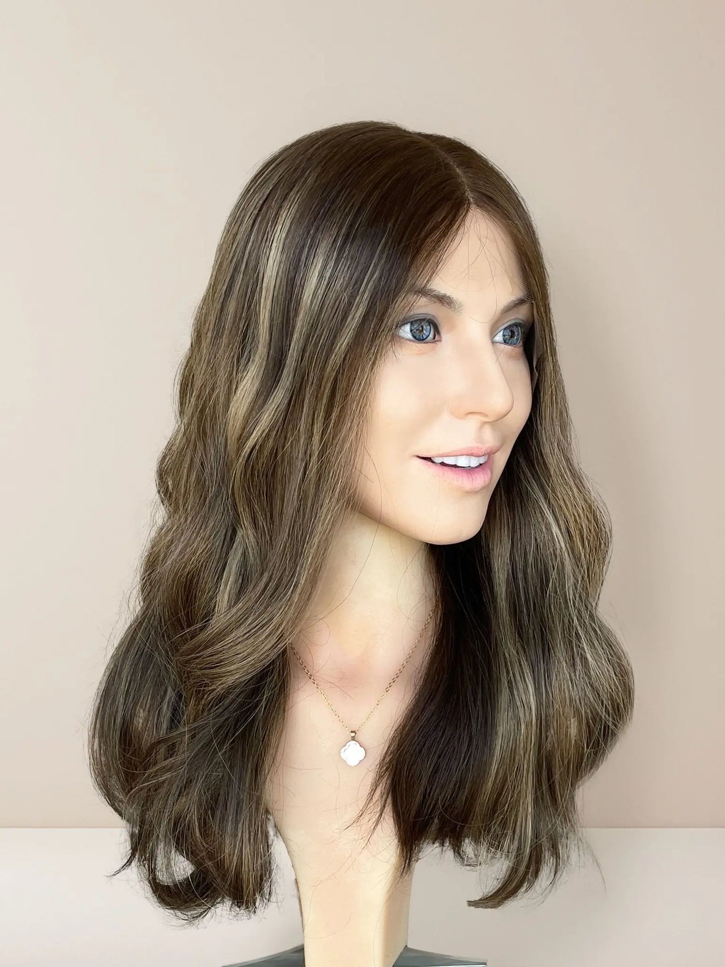 Nora Lace Top Base 100% Human Hair Wigs - GoldenCrownWigs