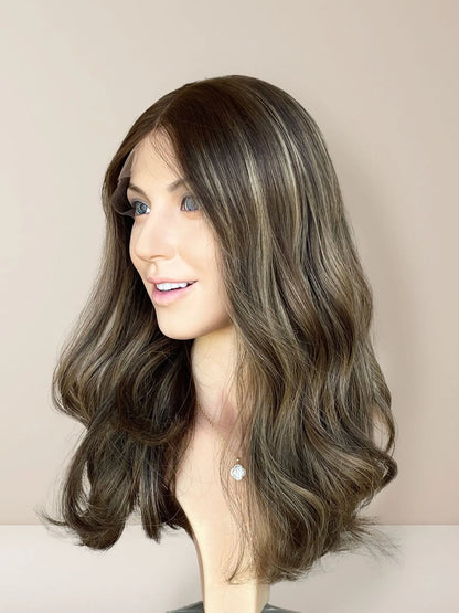 Nora Lace Top Base 100% Human Hair Wigs - GoldenCrownWigs