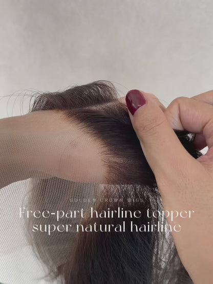 Elara 100% Human Hairline Topper