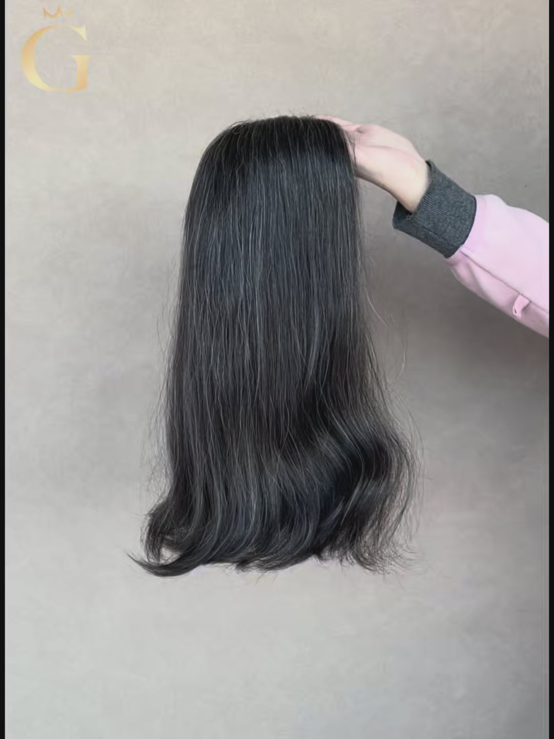 Ophelia Lace Top Base 100% Human Hair Wigs Showcase GoldenCrownWigs.com