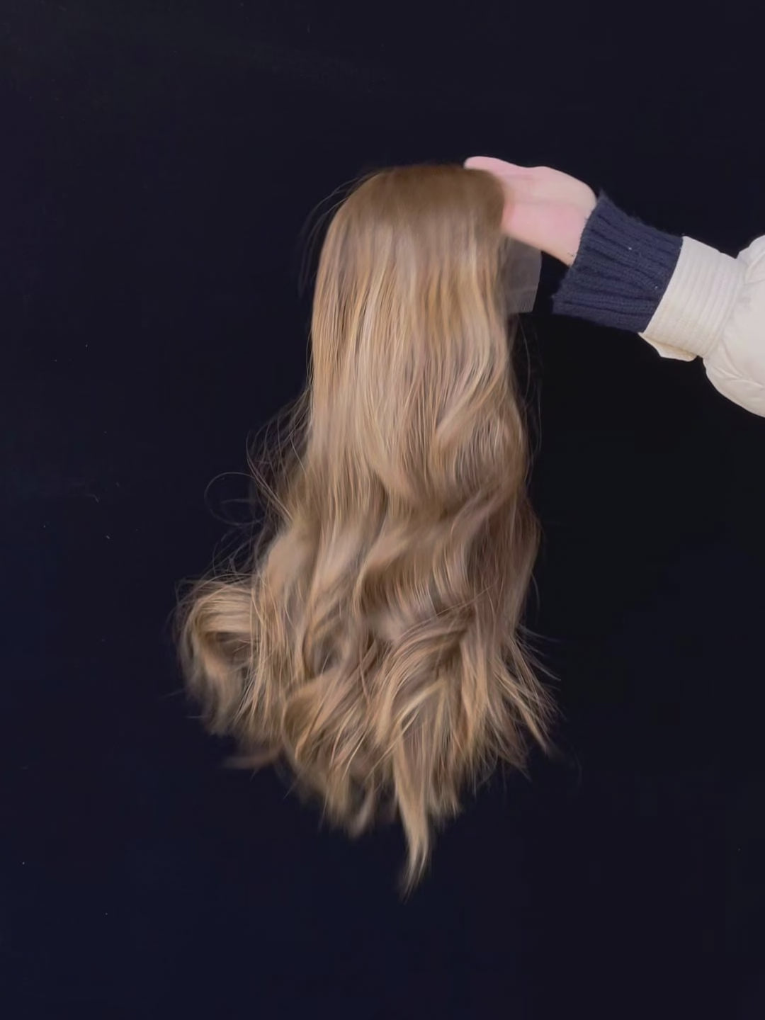 Nora Lace Top Base 100% Human Hair Wigs Showcase GoldenCrownWigs.com