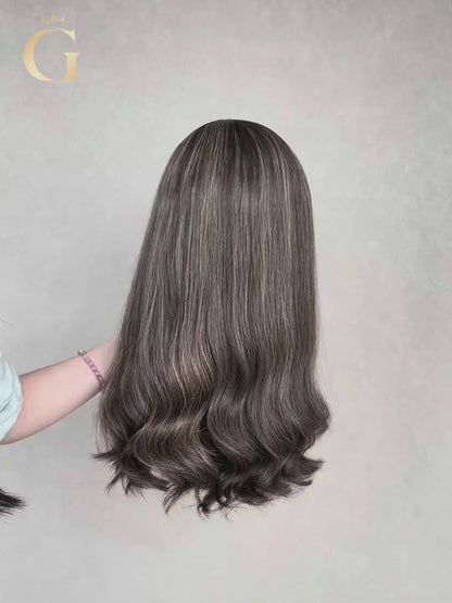 Liora Silk Top Base 100% Human Hair Showcase GoldenCrownWigs