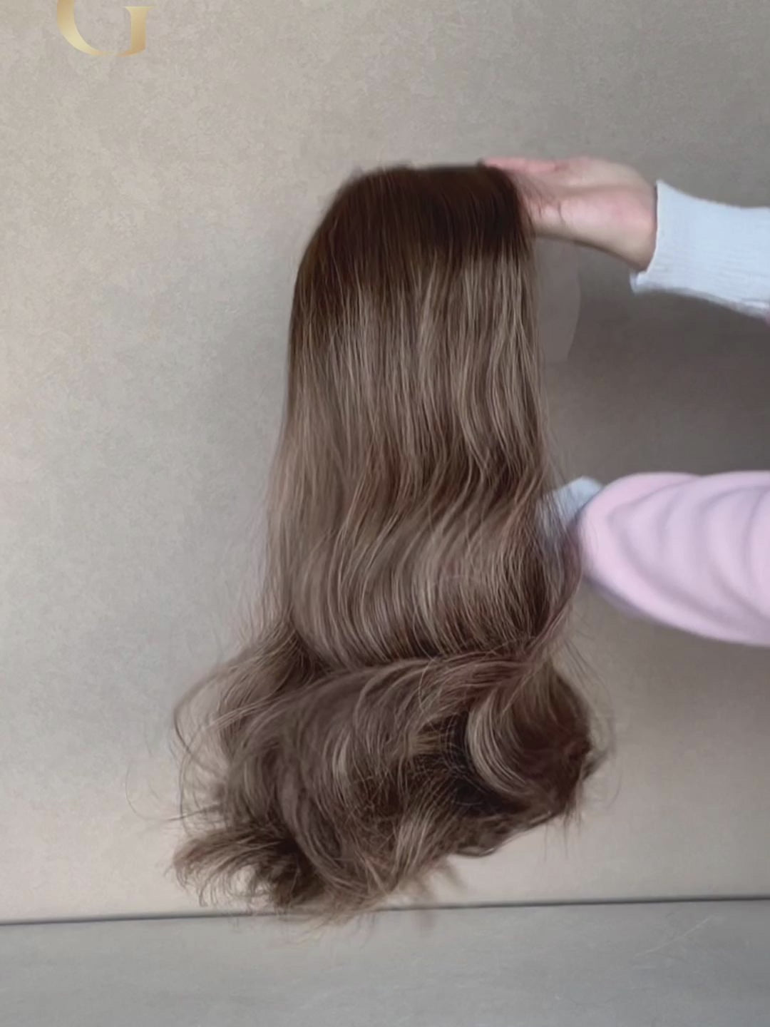 Lily Lace Top Base 100% Human Hair Wigs Showcase GoldenCrownWigs.com