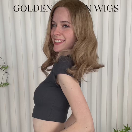 Maya Lace Top Base 100% Human Hair Wigs Model Showcase GoldenCrownWigs.com