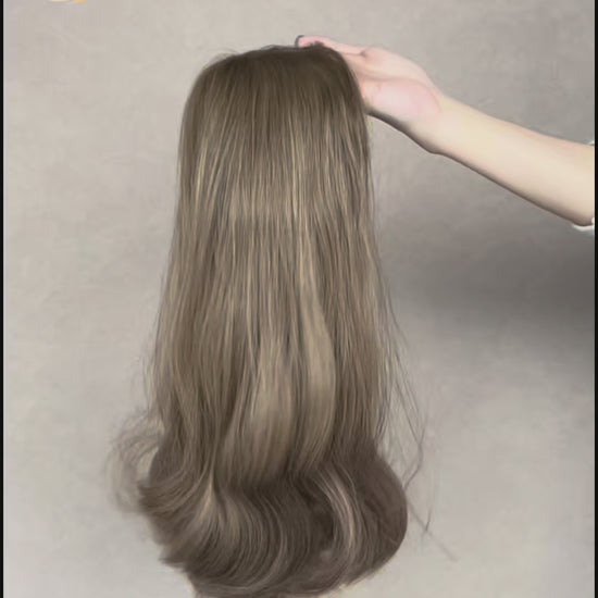 Mia Lace Top Base 100% Human Hair Wigs Showcase GoldenCrownWigs.com