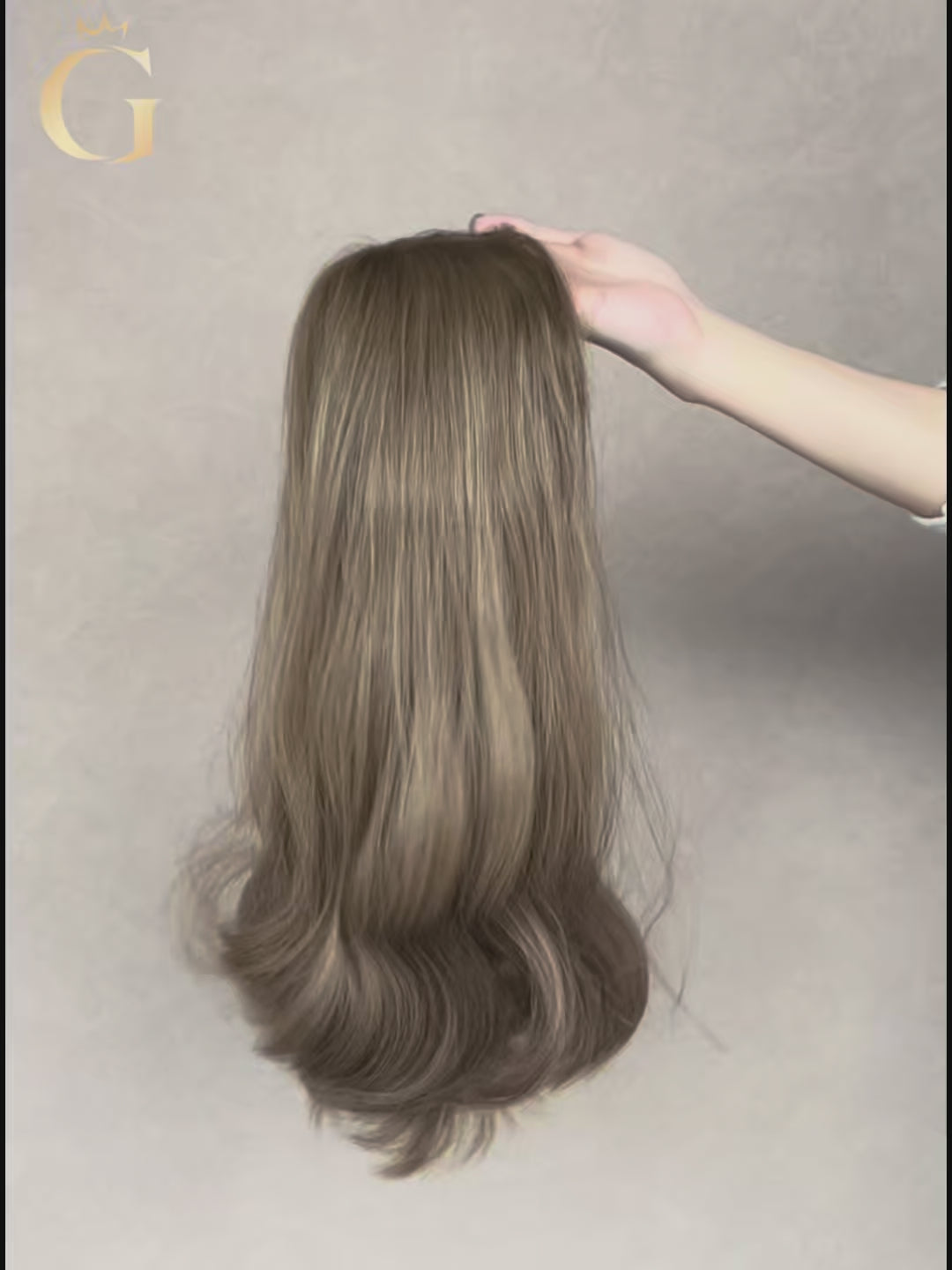 Mia Lace Top Base 100% Human Hair Wigs Showcase GoldenCrownWigs.com