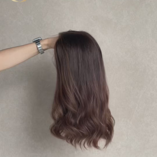 Hazel lace top showcase GoldenCrownWigs