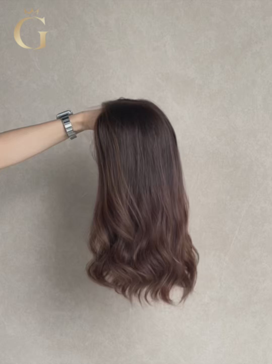 Hazel lace top showcase GoldenCrownWigs