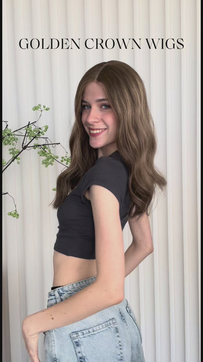 פאות תחרה בסיס 100% שיער טבעי של אווה