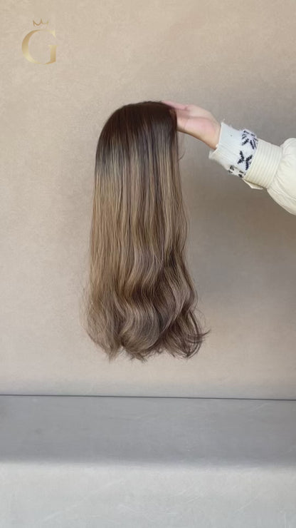 Leah Lace Top Base 100% Human Hair Wigs