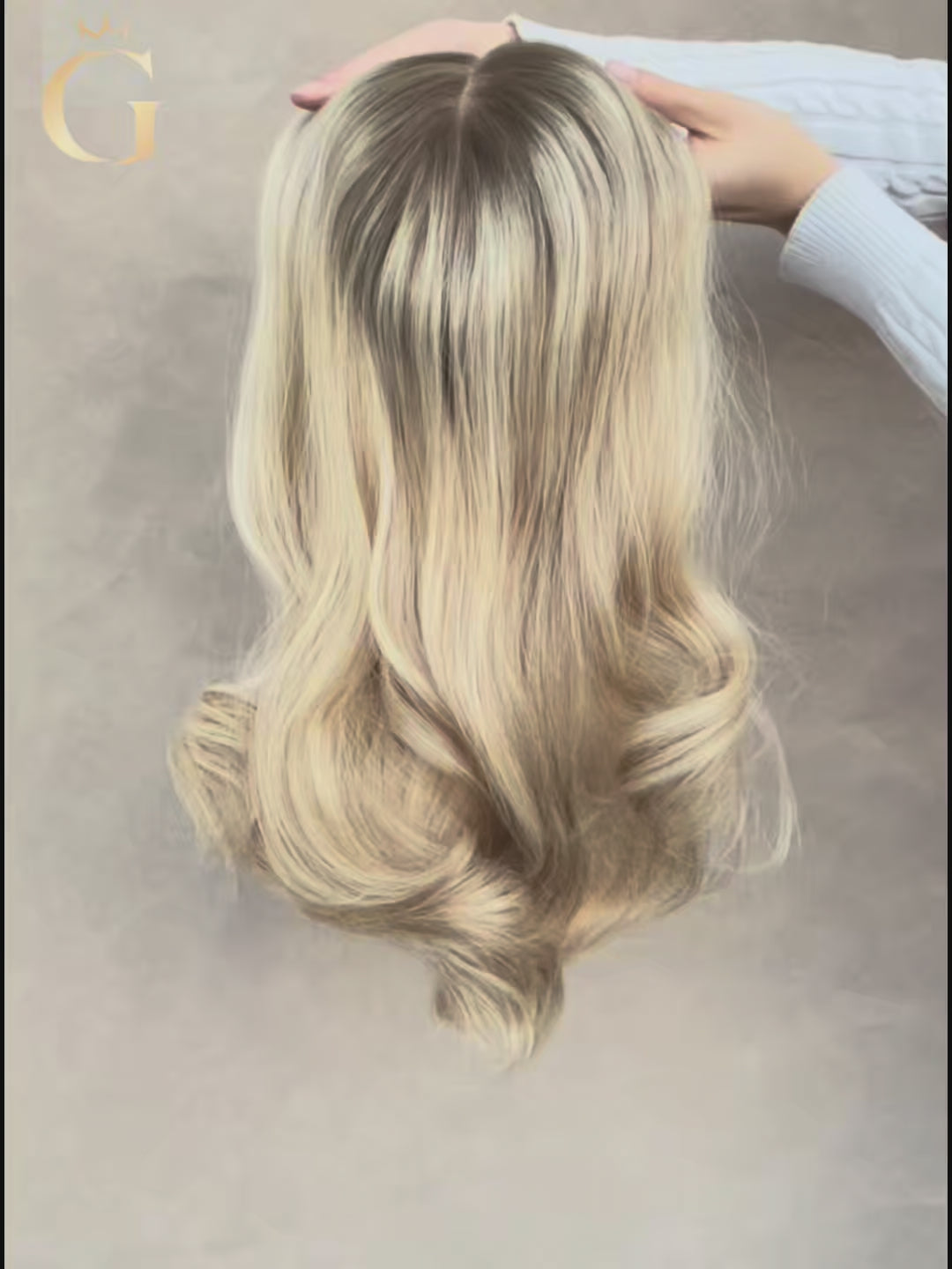 Zoe Lace Top Base 100% Human Hair Wigs Showcase GoldenCrownWigs.com