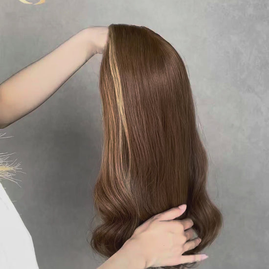 Isabelle Celeste Lace Top Base 100% Human Hair Showcase GoldenCrownWigs