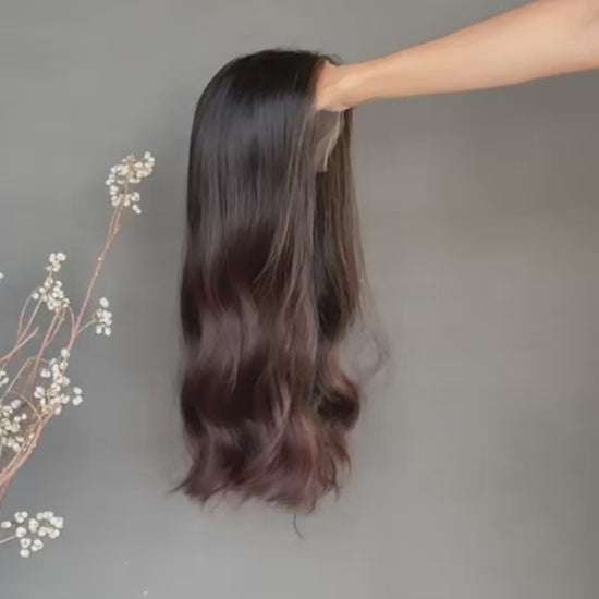 Natural Color2-6 lace top showcase GoldenCrownWigs